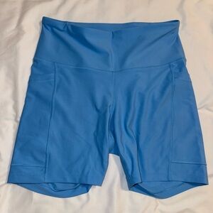 Blue Women's Biker Shorts